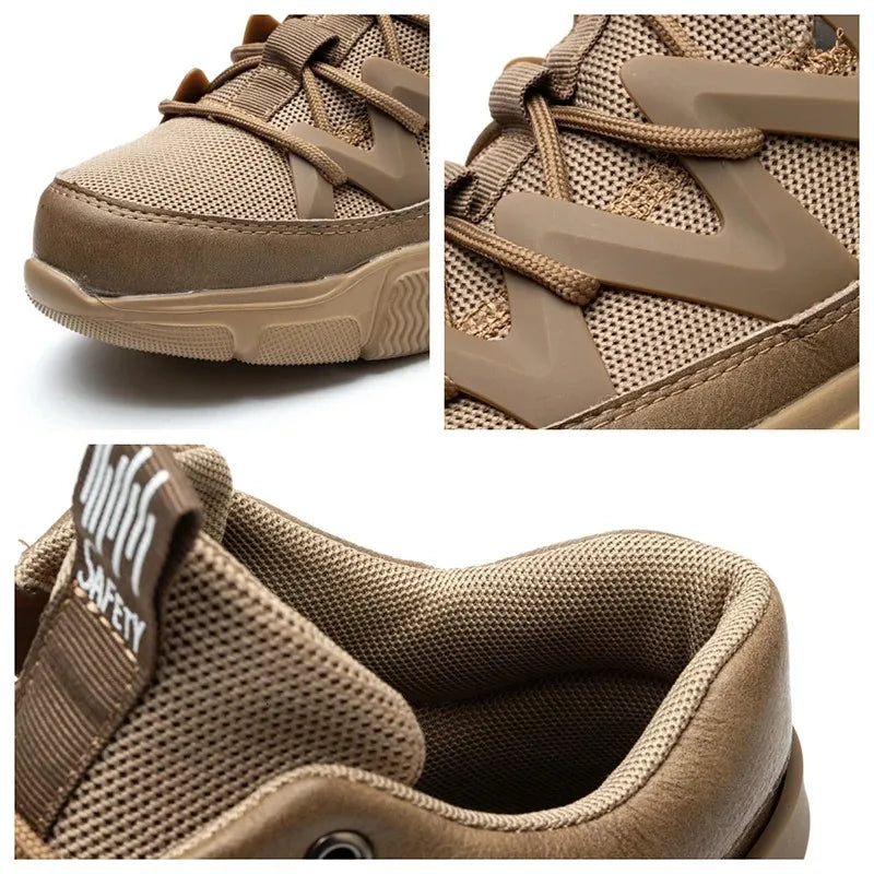 Zapatos Seguridad Hombre Ligero Puntera Acero Profesional