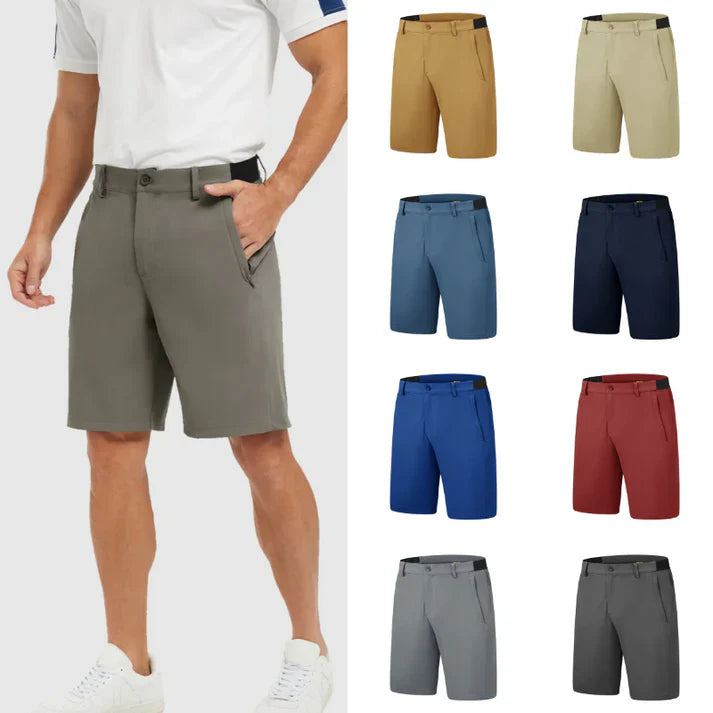 Pantalones cortos golf hombre elásticos cómodos