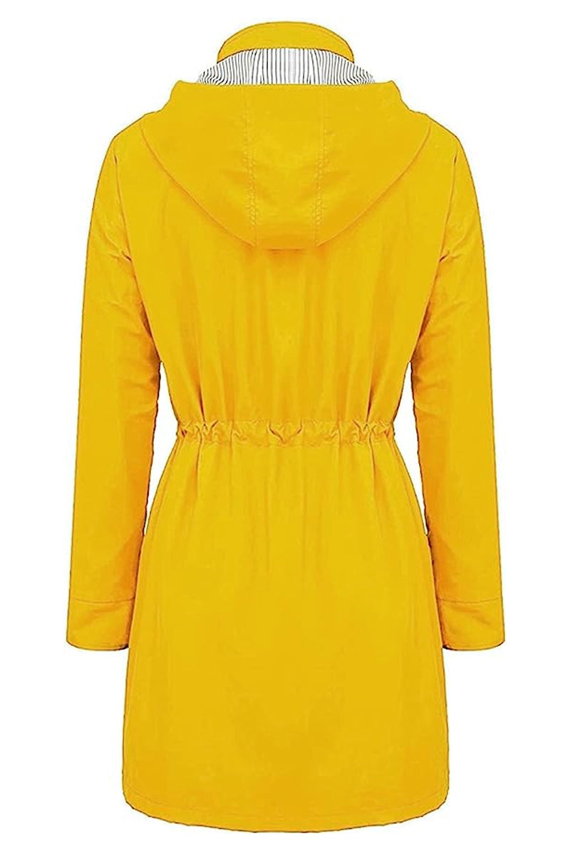Chaqueta ligera mujer con capucha y cordón ajustable
