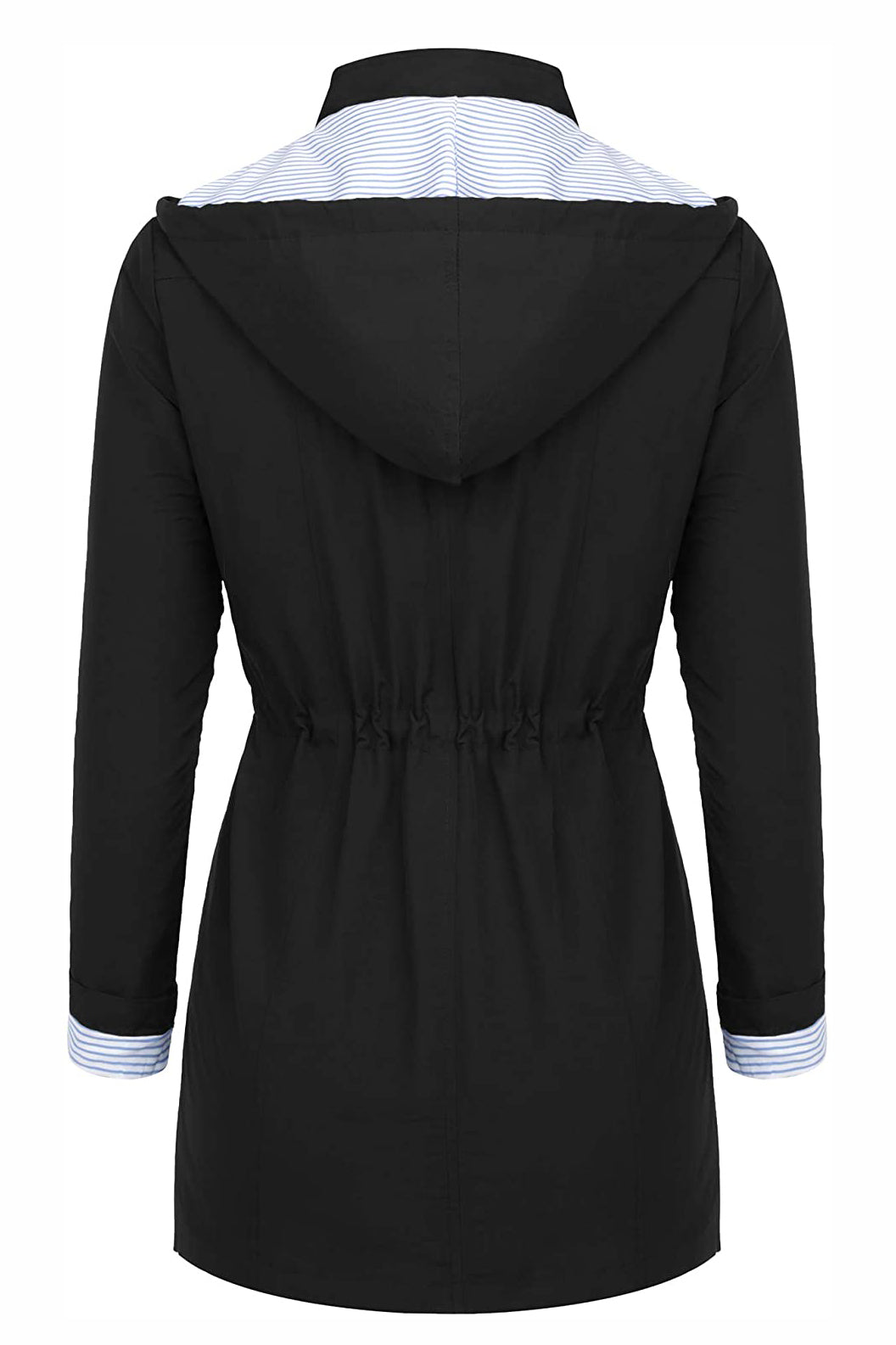 Chaqueta ligera mujer con capucha y cordón ajustable