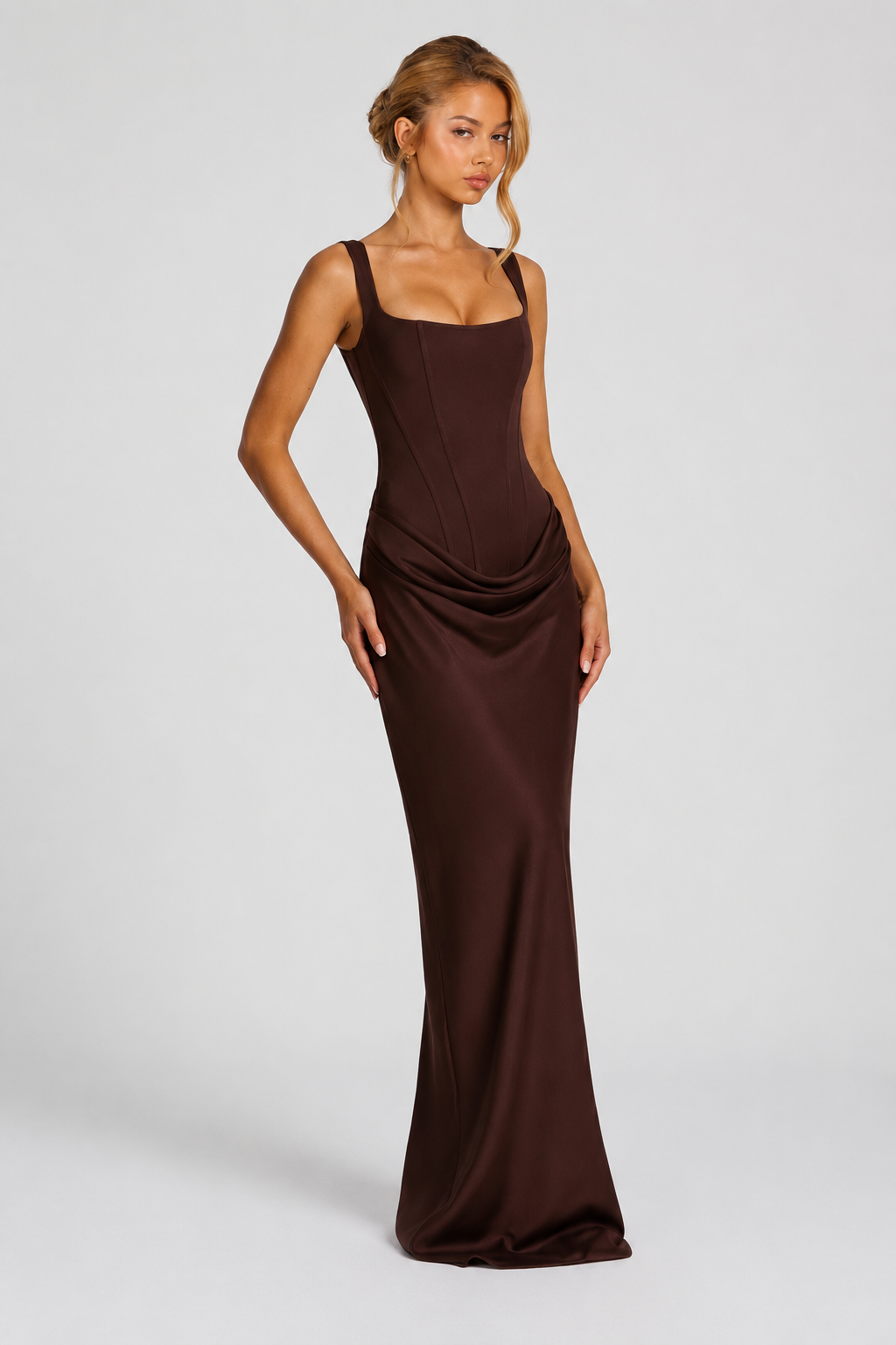 Vestido Corsé Mujer de Silueta Ajustada Elegante