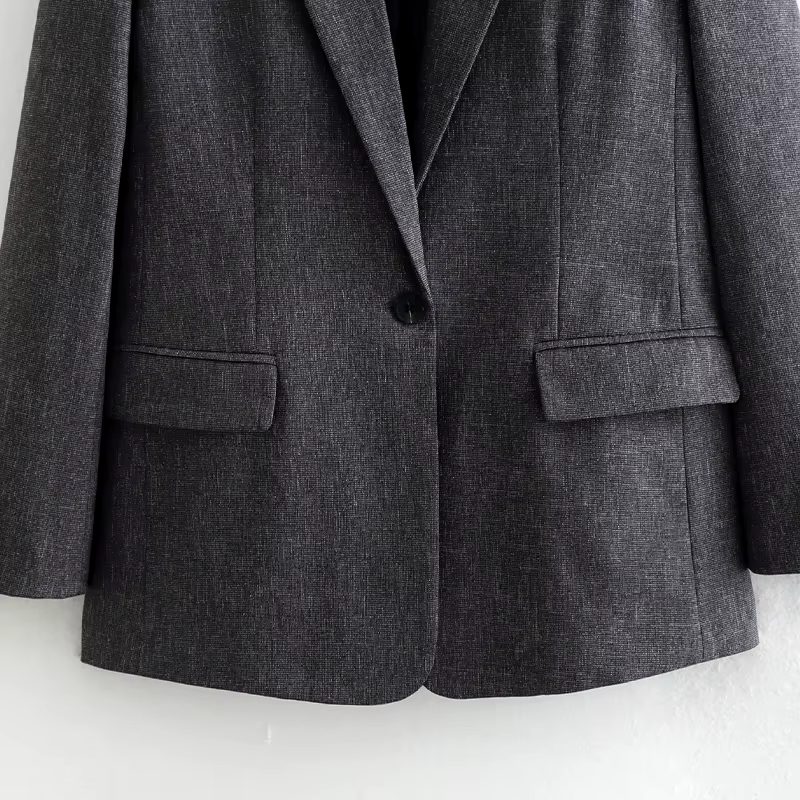 Traje Mujer Blazer Entallado y Pantalón Vestir Elegante