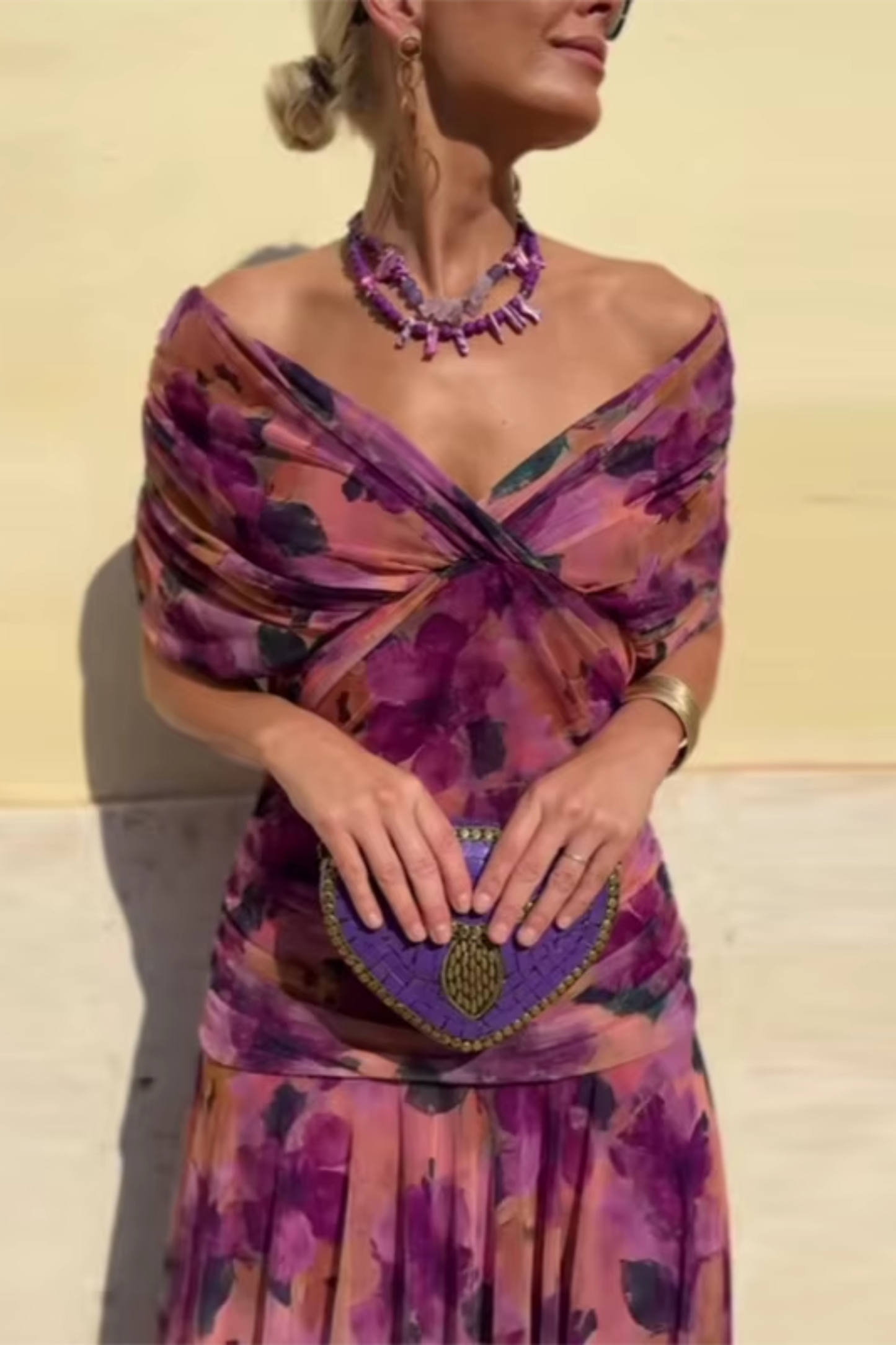 Vestido Maxi Mujer Fluido Elegante