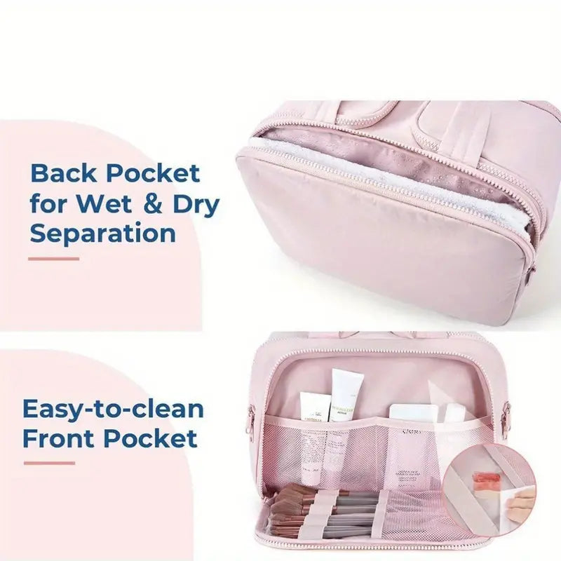 Bolsa de viaje mujer espaciosa para productos de belleza