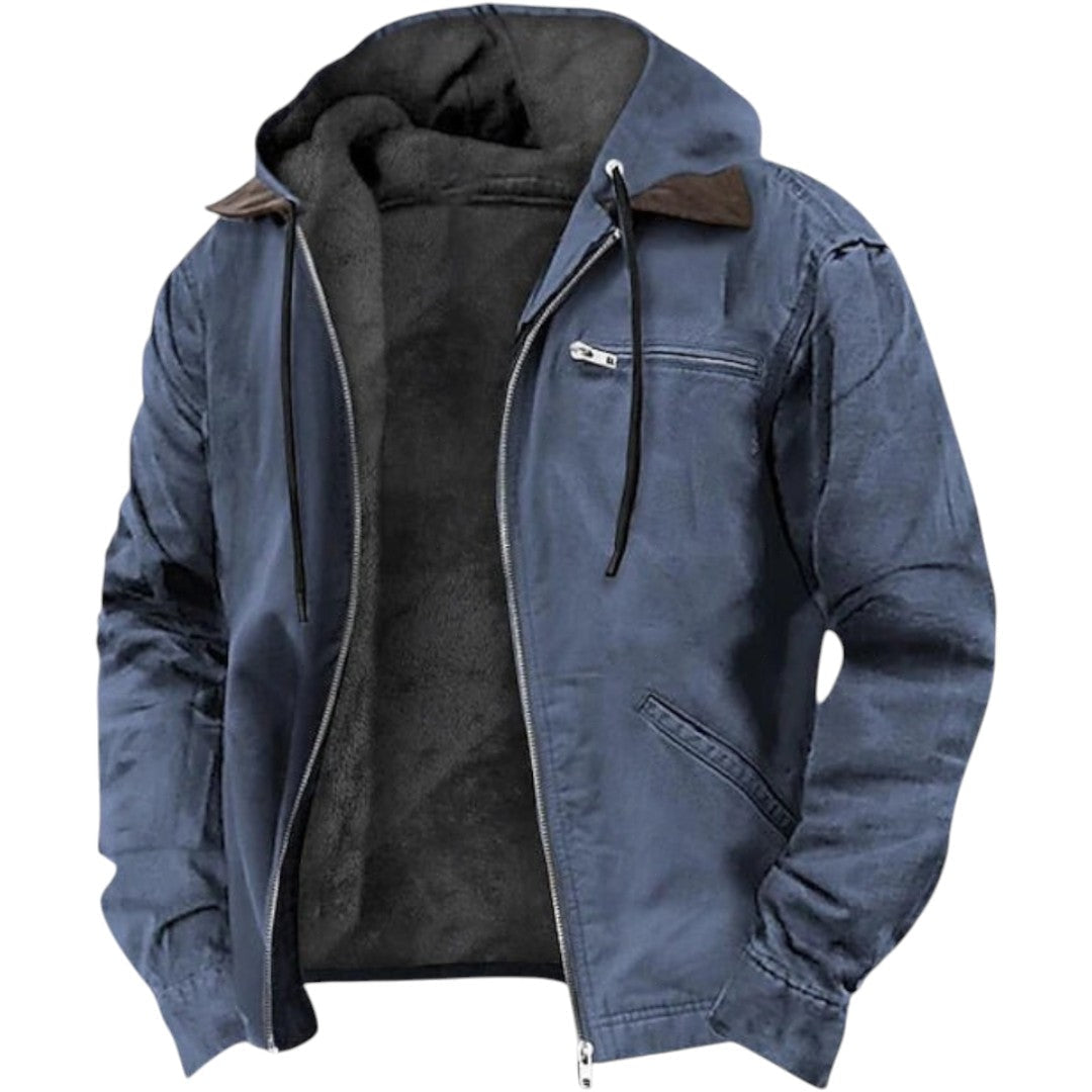 Chaqueta Hombre Casual con Capucha Ligera y Estilo Moderno