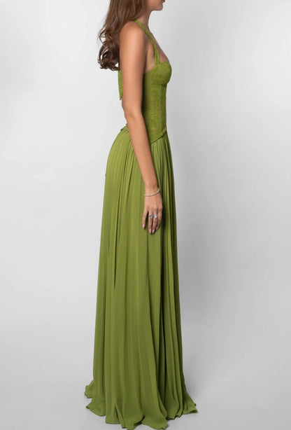 Vestido maxi mujer fluido largo