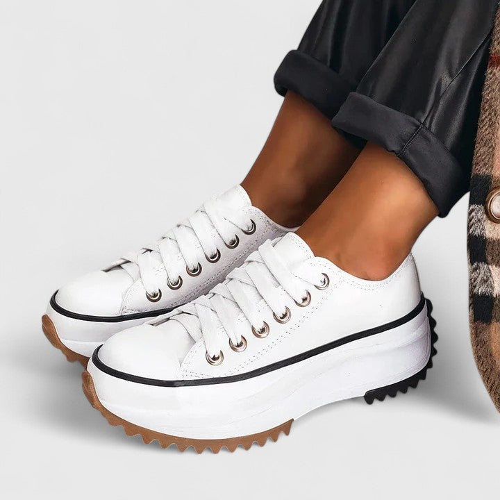 Zapatillas Mujer con Puntera Redonda y Suela Gruesa - Mavetta