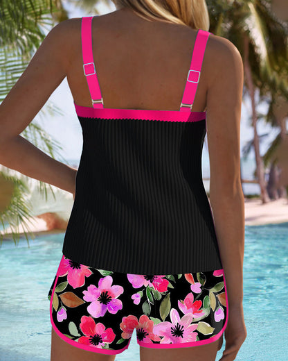 Bañador Tankini Mujer Dos Piezas Ajuste Elegante