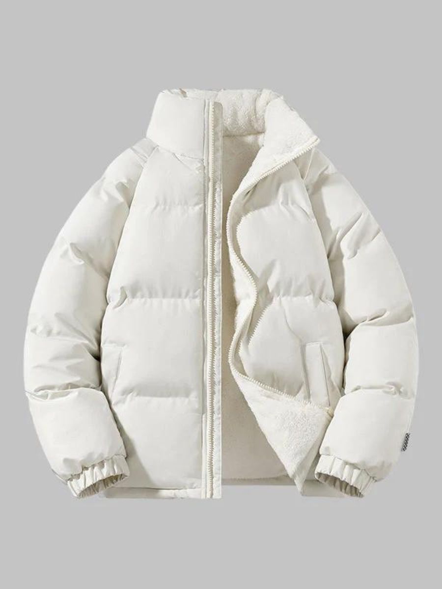 Chaqueta Puffer Hombre Acolchada Forro Polar