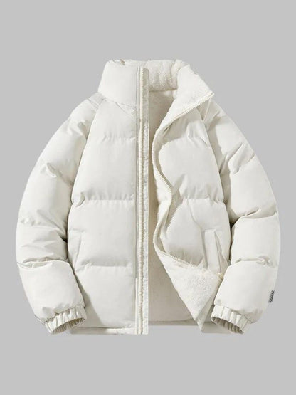 Chaqueta Puffer Hombre Acolchada Forro Polar