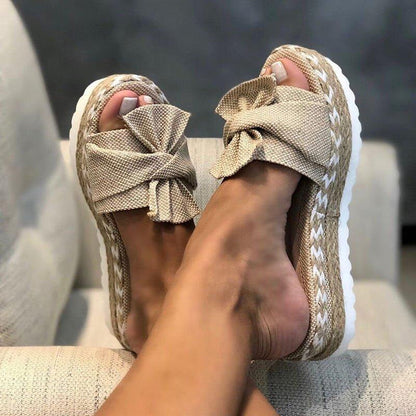 Sandalias Mujer Ortopédicas Ajuste Cómodo con Lazo - Mavetta