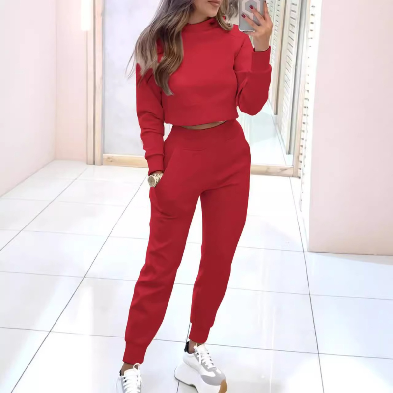 Conjunto Deportivo Mujer Corto y Pantalón Comodo