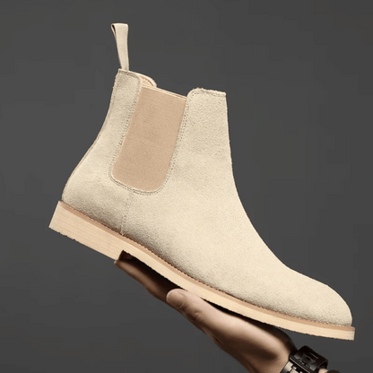 Botas Chelsea Hombre Ante Casual Sin Cordones Tobillo - Mavetta