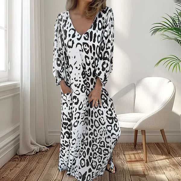 Vestido Safari Mujer Estampado Animal Corte Chic