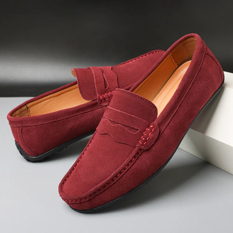 Mocasines Hombre de Gamuza Clásicos Confort Diario