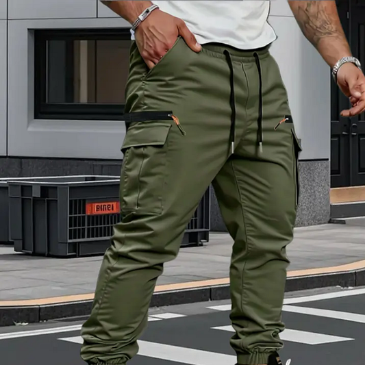 Pantalón Jogger Hombre Algodón Cargo Elástico - Mavetta