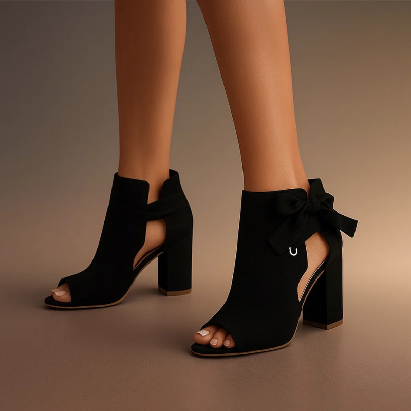 Sandalias Mujer Tacón Elegante Ajuste Cómodo