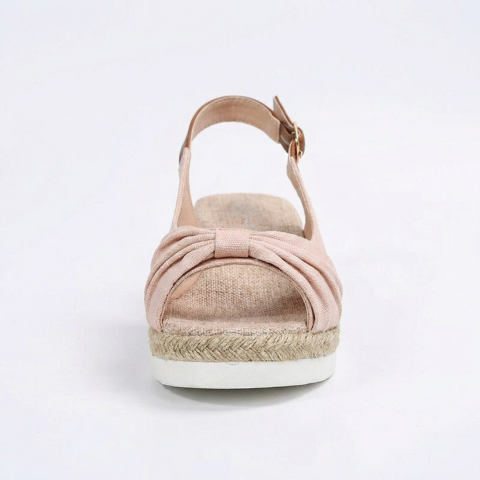 Sandalias Mujer Cuña Plataforma Comoda Cierre Hebilla Casual - Mavetta