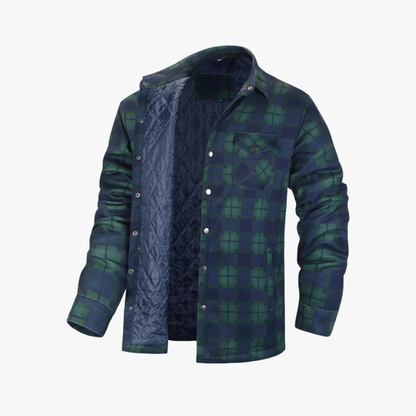 Camisa Hombre de Franela Termica Ajuste Clasico