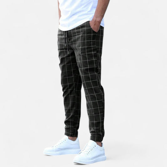 Pantalones Casual Hombre Algodón Comodos Corte Recto - Mavetta