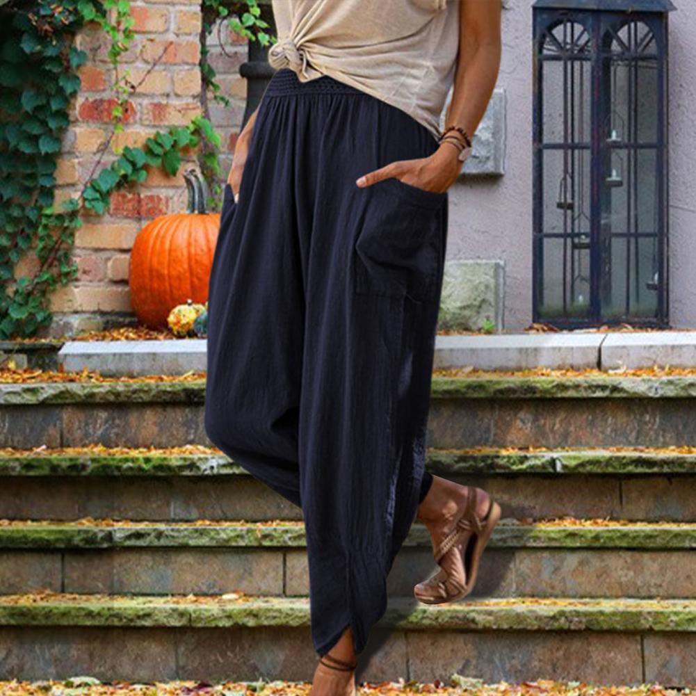 Pantalón Mujer Cómodo Moda Ajuste Regular