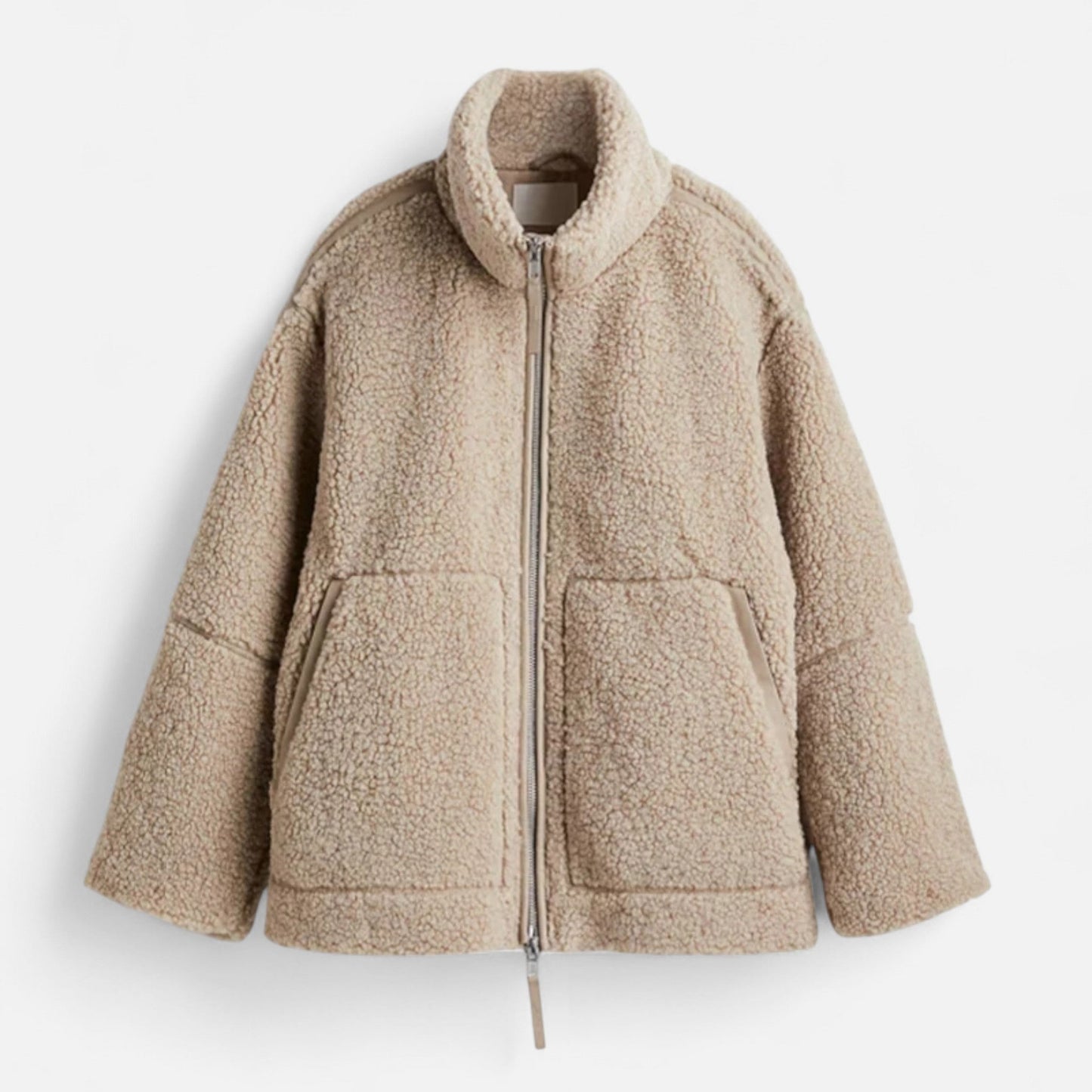 Chaqueta Invierno Mujer Corte Estructurado Cremallera