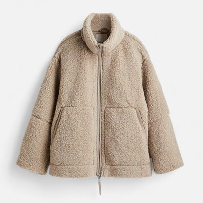 Chaqueta Invierno Mujer Corte Estructurado Cremallera