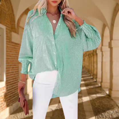 Camisa Mujer de Algodón Holgada Transpirable Comoda