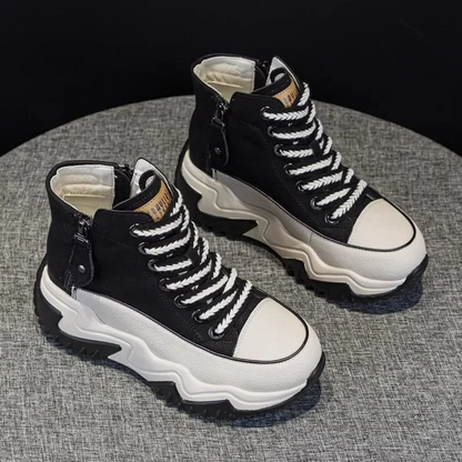 Botines mujer invierno suela flexible cremallera