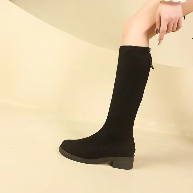 Botas altas mujer ligeras estilo minimalista
