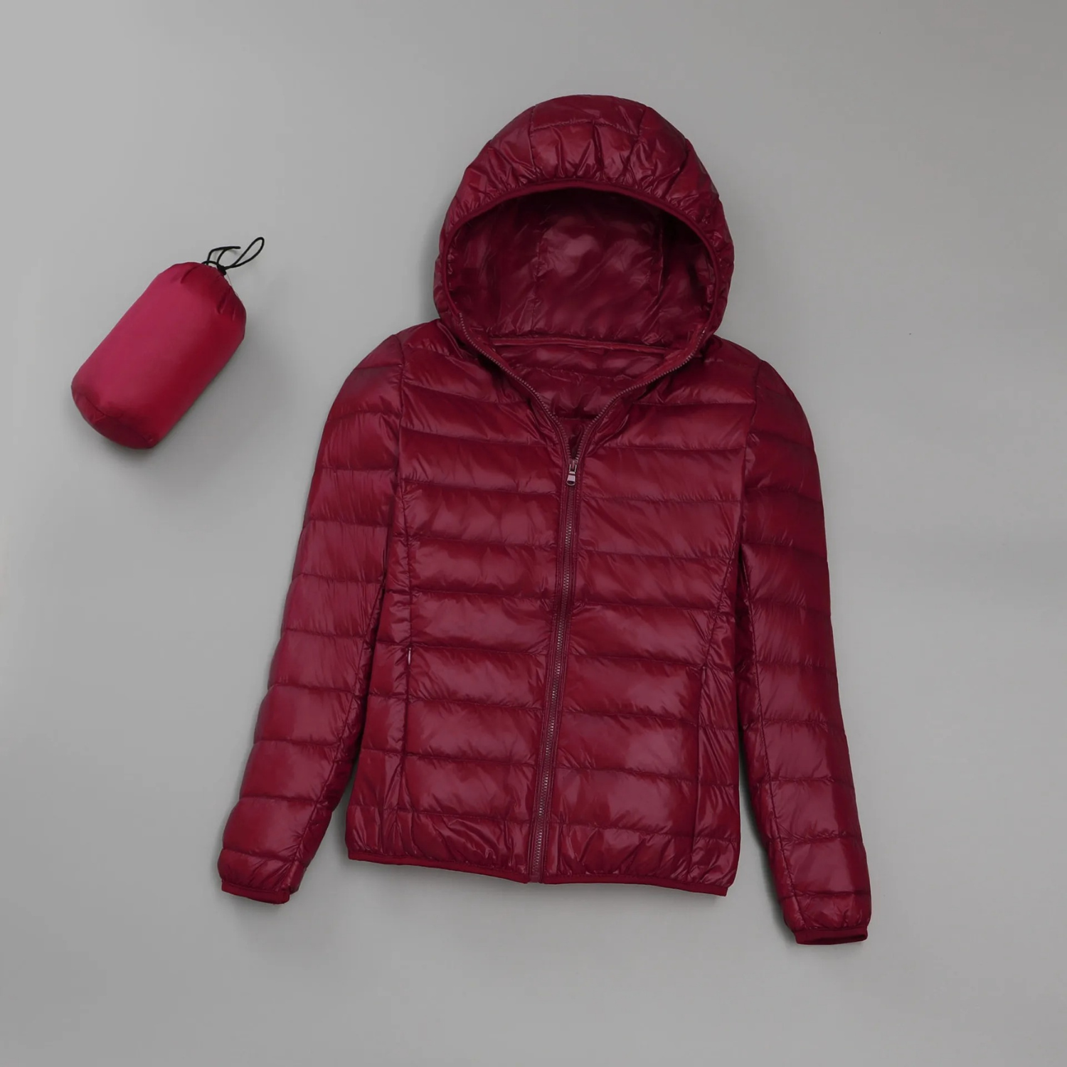 Abrigo Mujer Invierno con Capucha Ajuste Elegante - Mavetta