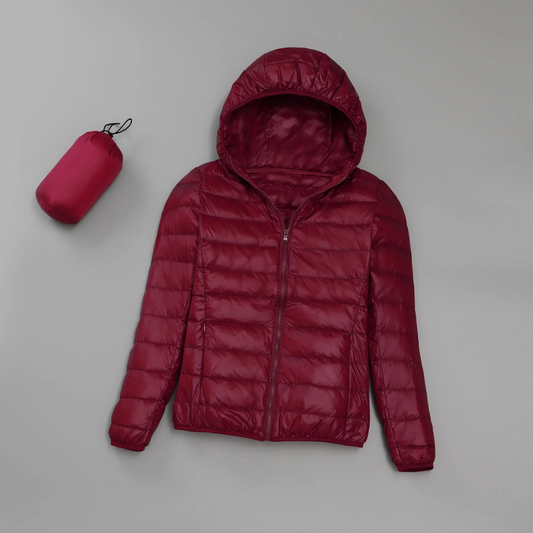 Abrigo Mujer Invierno con Capucha Ajuste Elegante - Mavetta