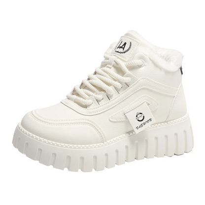 Botines Mujer Altos Invierno Estampado Logo