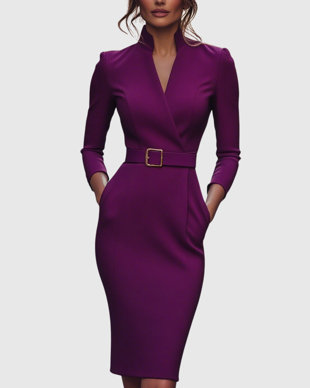 Vestido fiesta mujer estilo refinado elegante