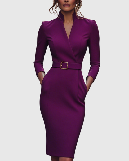 Vestido fiesta mujer estilo refinado elegante