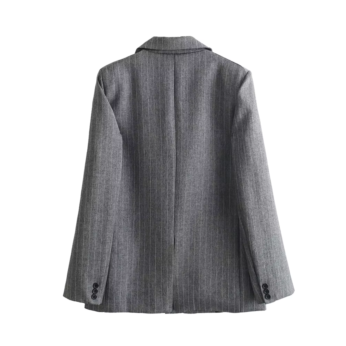Blazer Mujer de Corte Clásico con Bolsillos de Solapa
