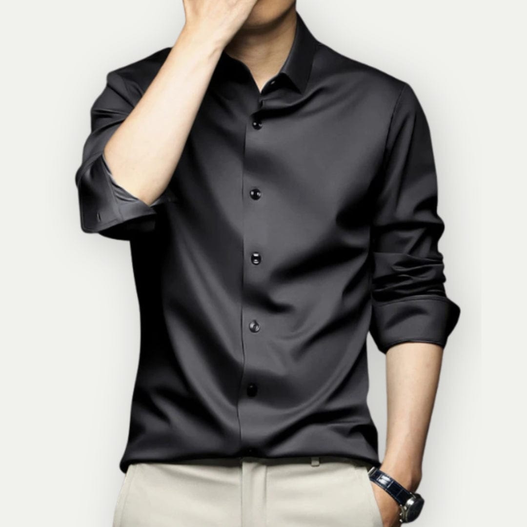 Camisa vestir Hombre sin arrugas sin plancha ajuste clásico