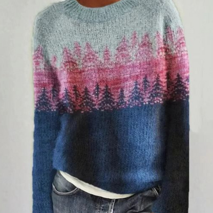 Jersey Mujer de Punto Suave y Cálido Ajuste Confortable - Mavetta