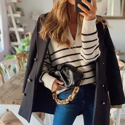 Suéter Mujer de Canalé Ajuste Estilo Casual
