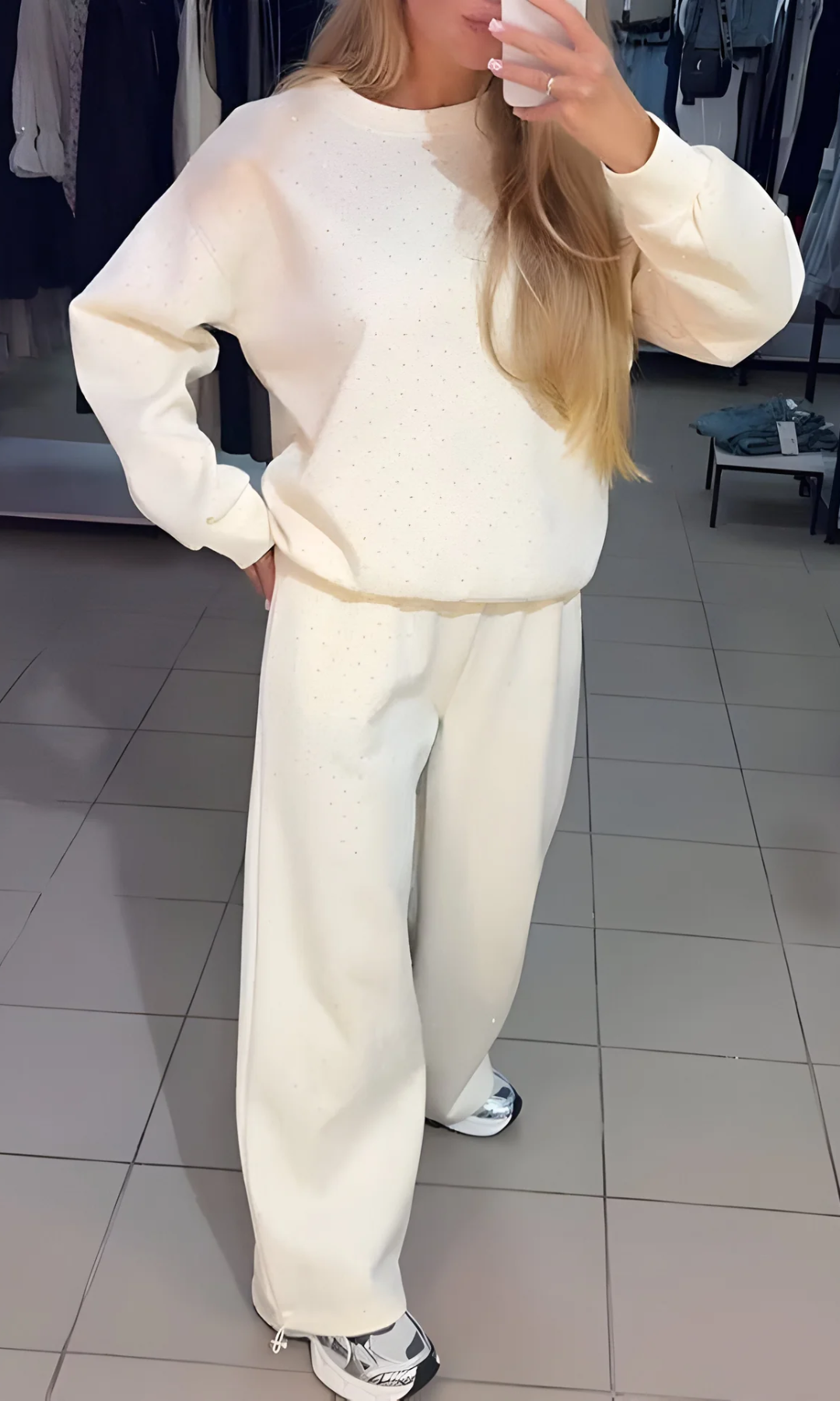 Conjunto Mujer Comodo con Brillo y Tela Suave