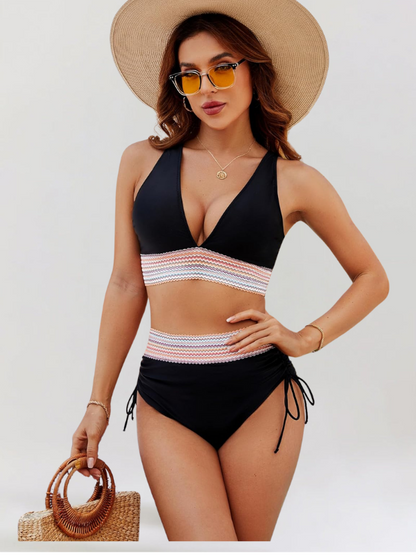 Bikini Mujer Cintura Alta Control Abdomen Ajustado