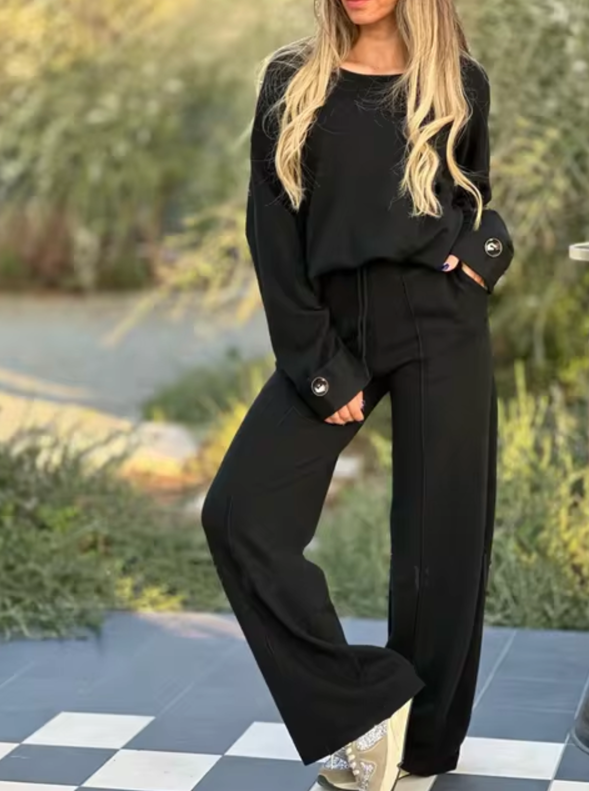 Conjunto Mujer de Dos Piezas Elegante Ajustado