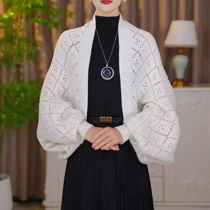 Chaleco Mujer de Punto Estilo Chal