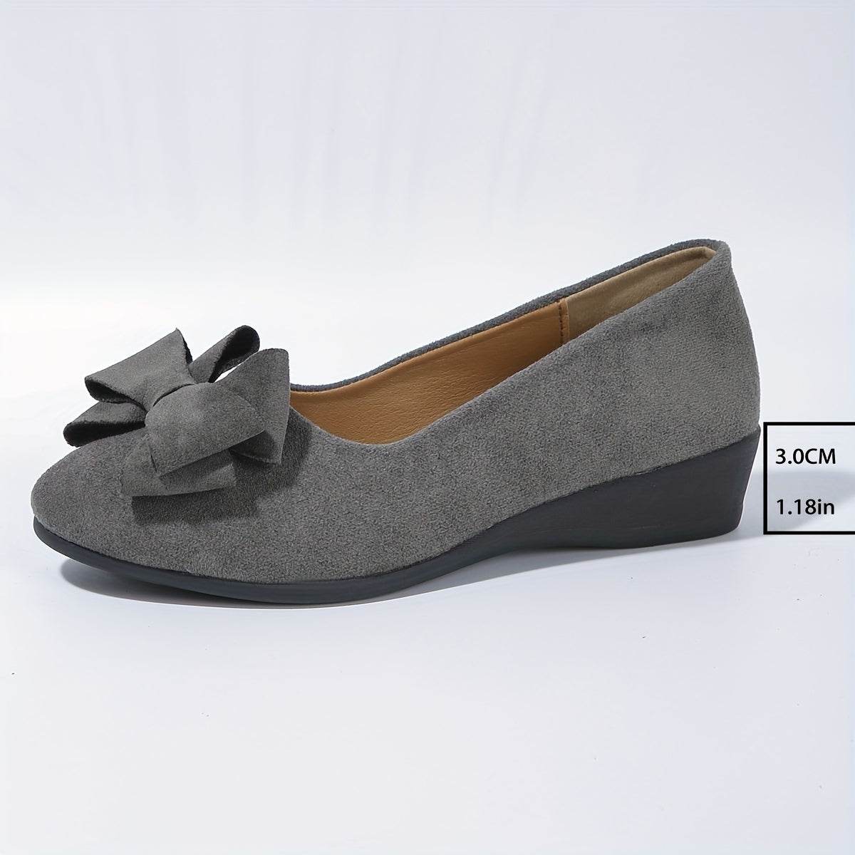Zapatos planos mujer ortopédicos con lazo plantilla ergonómica