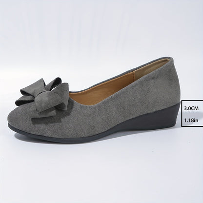 Zapatos planos mujer ortopédicos con lazo plantilla ergonómica