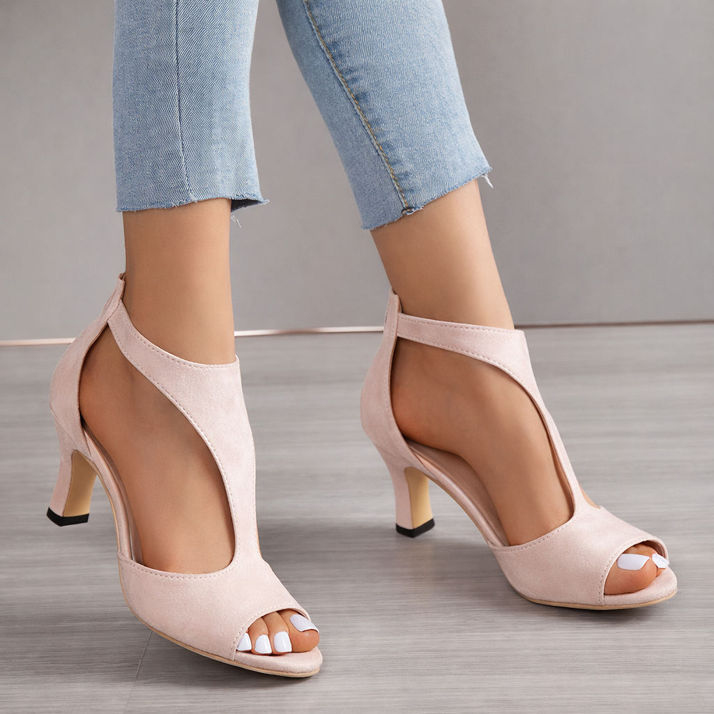 Tacones Mujer Tacón Alto Diseño Elegante