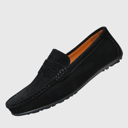 Mocasines Ortopédicos Hombre Acabado Ante Diseño Clásico