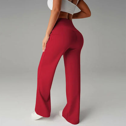 Pantalón recto Mujer de corte amplio