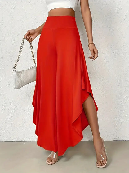 Vestido Mujer Elegante con Dobladillo Asimétrico