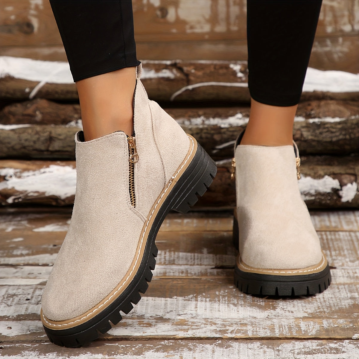 Botines Mujer Ortopédicos Suela Ergonómica Estampado Animal